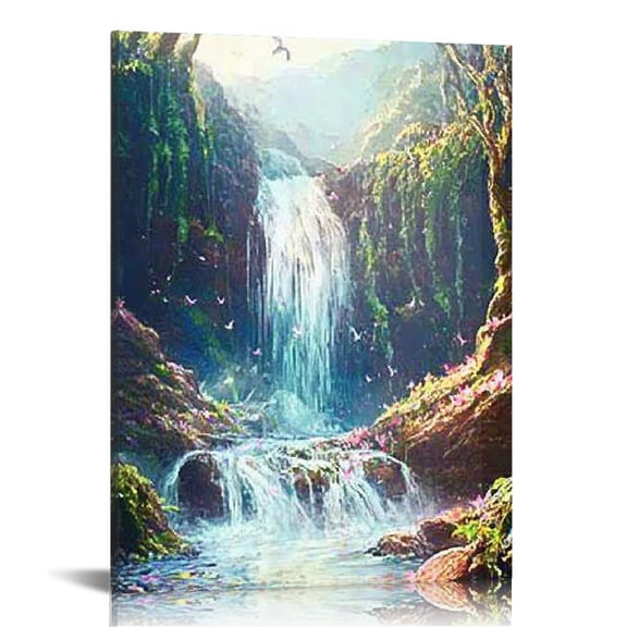 Creowell Fantasy Art Modern Canvas Prints Wall Art Home Decor 12x16in