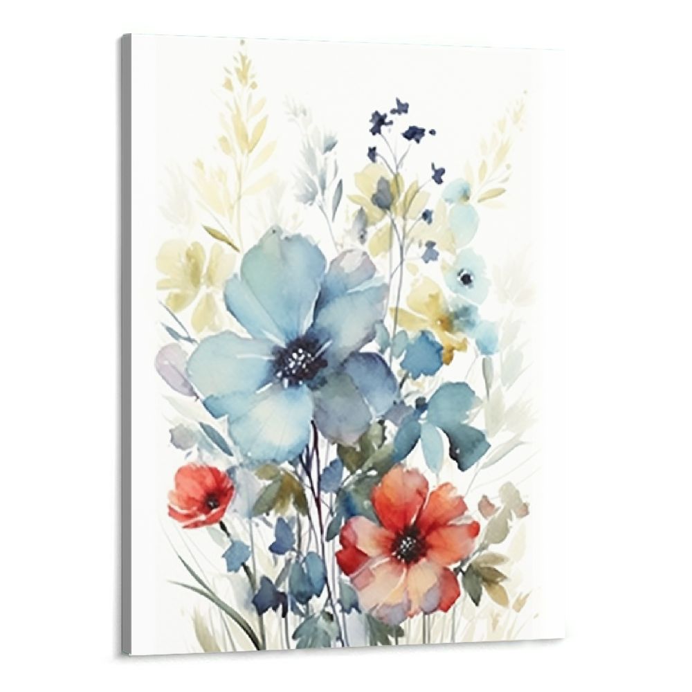 Creowell Floral Canvas Wall Art Pictures for Wall, Flowers Canvas ...