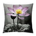 thumbnail image 1 of Creowell Flower Black and White Pillow Cushion Covers for Sofa Couch Bedroom Car Chair Home Decor High-Quality 1PC 18x18in, 1 of 5