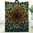 thumbnail image 1 of Creowell Flower Durable Soft Flannel Blanket - Allergy Machine Washable 40*50in, 1 of 7