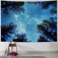 thumbnail image 1 of Creowell Forest Starry Tapestry Wall Hanging 3D Printing Forest Tapestry Galaxy Tapestry Forest Milky Way Tapestry Tree Tapestry Night Sky Tapestry Wall Tapestry for Dorm Living Room 60x50inch, 1 of 6