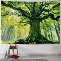 Creowell  Forest Tapestry Nature Tree Tapestries, Extra Large Oversized Tapestry Wall Hanging, Tapestry for Bedroom Living Room Backdrop, Indoor Outdoor Decoration Home Decor 40x30inch
