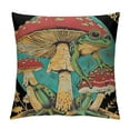 thumbnail image 1 of Creowell Frog Mushroom Don't Be Stressin' Life's a Blessing Throw Pillow Case, Funny Animal Decor,Motivational Encouragement Quote for Living Room Bedroom Couch Sofa,Gifts for Frog Lovers, 1 of 5