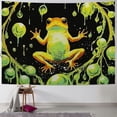 thumbnail image 1 of Creowell  Frog Tapestry Moon Phase Tapestries Trippy Eyes Tapestry Aesthetic Plants Tapestry Hippie Animal Tapestry Wall Hanging for Bedroom 50x40inch, 1 of 6