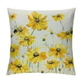 thumbnail image 1 of Creowell G Pillow Covers Beige Cosmos Flowers Bee It is So Good to Be Home Spring Pillows Decorative Throw Pillows Floral Pillowcase Summer Decorations Farmhouse Decor for Sofa，Multi-Size, 1 of 5