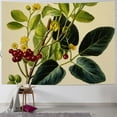 thumbnail image 1 of Creowell Green Botanical Flower Small Tapestry Wildflower Plant Floral Tapestries Wall Hanging Vintage Indie Beige Leaves Aesthetic Home Decoration for Bedroom Living Room Kitchen Farmhouse 40x60inch, 1 of 6