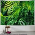 thumbnail image 1 of Creowell  Green Tapestry, Tropical Exotic Palm Tree Leaves Branches Botanical Photo Jungle Garden Nature Eco Theme, Wide Wall Hanging for Bedroom Living Room Dorm,Green 40x60inch, 1 of 6