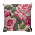 thumbnail image 1 of Creowell Happy Mother’s Day Pillow Covers Spring Colorful Flowers Leaves with Best Mommy Ever Sweet Heart Farmhouse Decorative Cushion Cover Mom Grandma Gifts 22x22in, 1 of 5