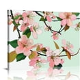 thumbnail image 1 of Creowell Japan Art Print Poster, Cherry Blossom Flower Market Wall Art, Artwork Decor for Bedroom, Kitchen, Bathroom, Livingroom Decoration 20x16in, 1 of 6