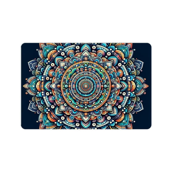 Creowell Mandala Fast Absorption Home Diatom Mud Mats Non-Slip 24x16in