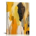 thumbnail image 1 of Creowell  Modern Geometric Wall Art Orange Geometric Painting Modern Abstract Wall Art Canvas Orange Pictures Black Gold Beige Orange Geometric Wall Art for Living Room 16x20 in/12x16 in, 1 of 4