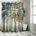 thumbnail image 1 of Creowell Modern Waterproof Shower Curtain with Hooks, Country Cottage & Farmhouse Bathroom Decor, 100% Polyester Fiber, Chic Design, Various Sizes 69x72, 1 of 7