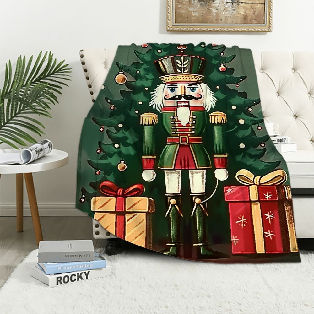 Ornamented Christmas Tree Quilted Blanket NCU0NT100 main image 1