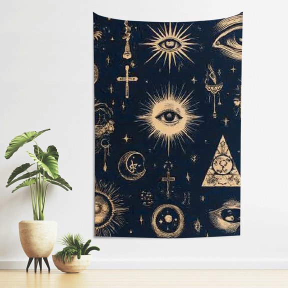 Creowell Occult Metaphysical Print Tapestry for Home Decoration 40*60in