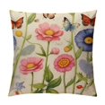 thumbnail image 1 of Creowell  Outdoor Patio Throw Pillow Covers Summer Spring Garden Flowers Farmhouse Décor Outside Furniture Swing Seat Bench Chair Decorative Cushion Cases for Deep Seat Bed Couch Sofa, 1 of 5