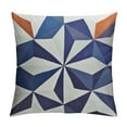 thumbnail image 1 of Creowell   Outdoor Waterproof Throw Pillow Covers Navy Blue Boho Outdoor Decorative Cushion Pillow Covers for Patio Funiture Garden, 1 of 5