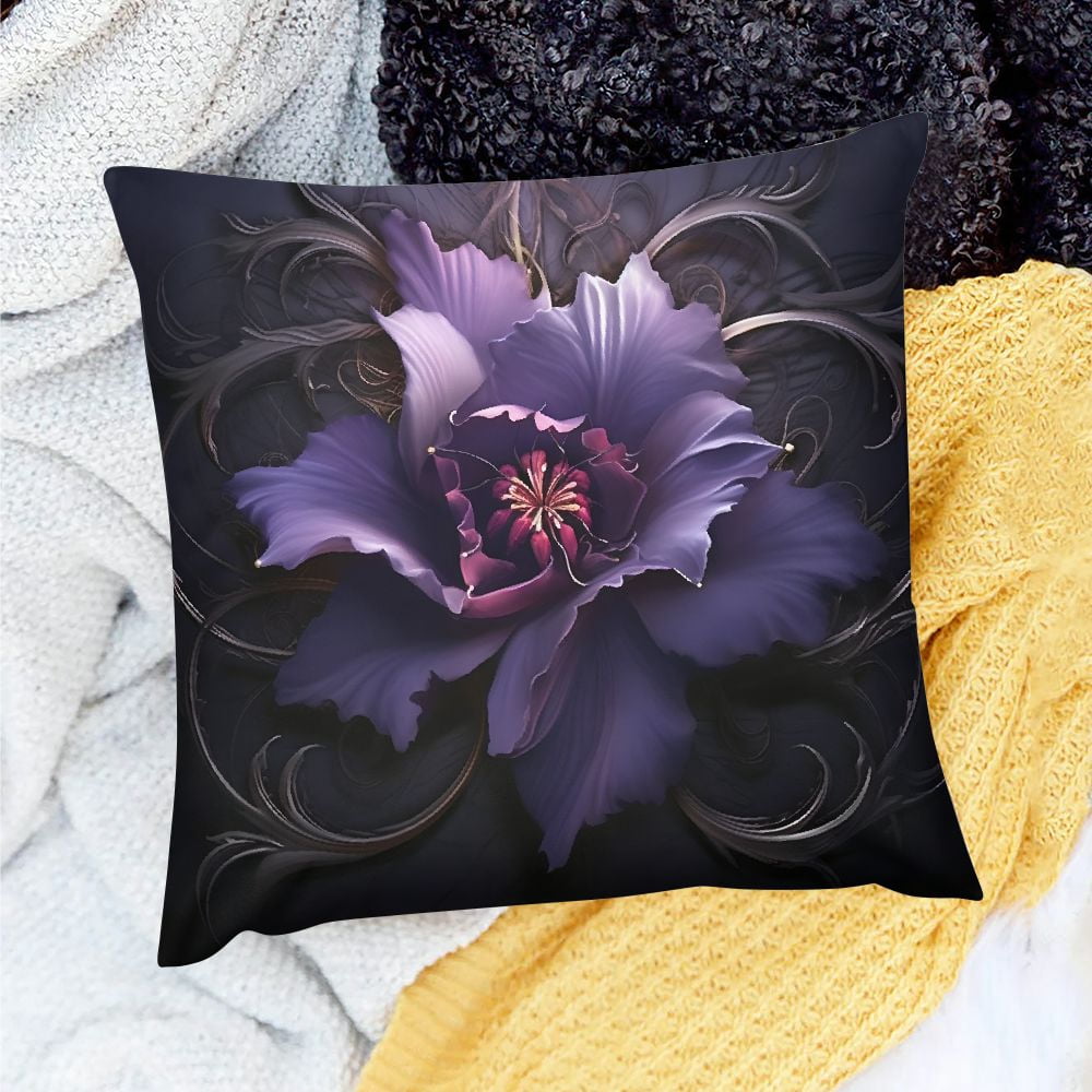 Creowell Party Supplies Spider Gothic Art Decor Pillow Covers Set for ...