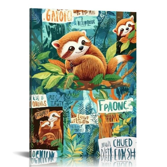 Creowell Pies Wall Decor Canvas Art for Home Living Room Office 12x16in