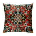 thumbnail image 1 of Creowell Pillow Cover Red Western  Tribal Throw Pillow Case Moroccan Home Decor for Sofa Couch Bed Decorative Gift, 1 of 5