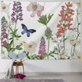 thumbnail image 1 of Creowell  Pink Nature Tapestry for Bedroom Boho Wall Tapestry Flowers Plant Home Decor Aesthetic Wall Hanging Bohemian Floral Tapestry Large Posters for Living Room Dorm 40x30inch, 1 of 6