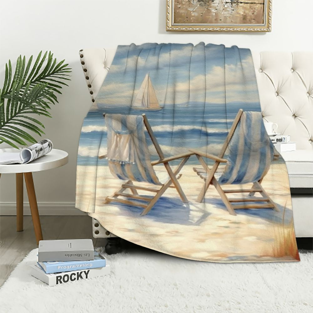 Sailor Mint - Sustainably Made Throw Blanket