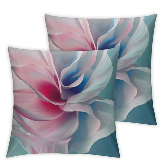 Creowell Short Plush Pillow Covers for Home Decoration, Set of 2, Stylish Design, Comfortable and Durable Love White