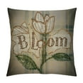 thumbnail image 1 of Creowell Spring Floral Pillow Cover - 'Bloom' Daisies Farmhouse Rustic Cushion Case, Perfect for Sofa Couch Country Home Decor, 1 of 5