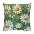 thumbnail image 1 of Creowell  Spring Pillow Cover Watercolor Daisy Hello Spring Decorations Farmhouse Seasonal Pillow Case Decor for Sofa Couch，Multi-Size, 1 of 5