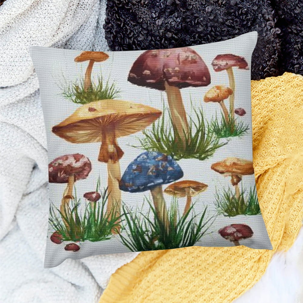 Grass Mushroom Quilted Sofa Cover NCU0HNH615