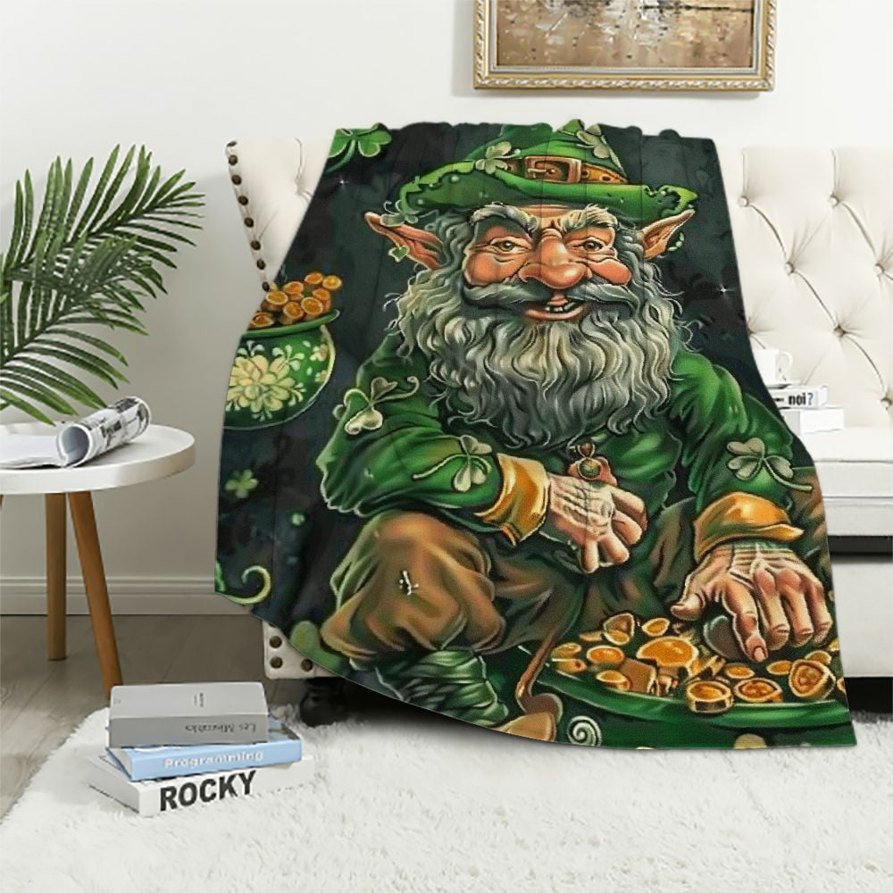st patricks day blanket