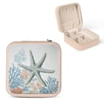 thumbnail image 1 of Creowell Starfish Coral Jewelry Box for Necklaces Rings Earrings Pink, 1 of 5