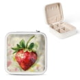 thumbnail image 1 of Creowell Strawberry Flower Jewelry Box for Necklaces Rings Earrings White, 1 of 5