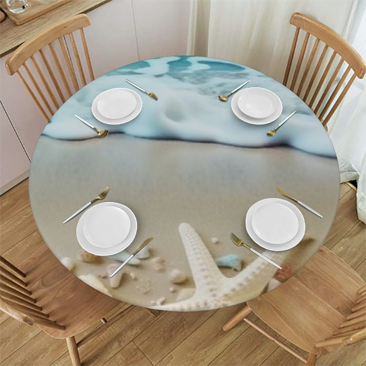 WERNNSAI Shark Tablecloth Set - 2 Pack 54x108 Inch Plastic Table Cover For Ocean Theme Birthday Party & Decorations