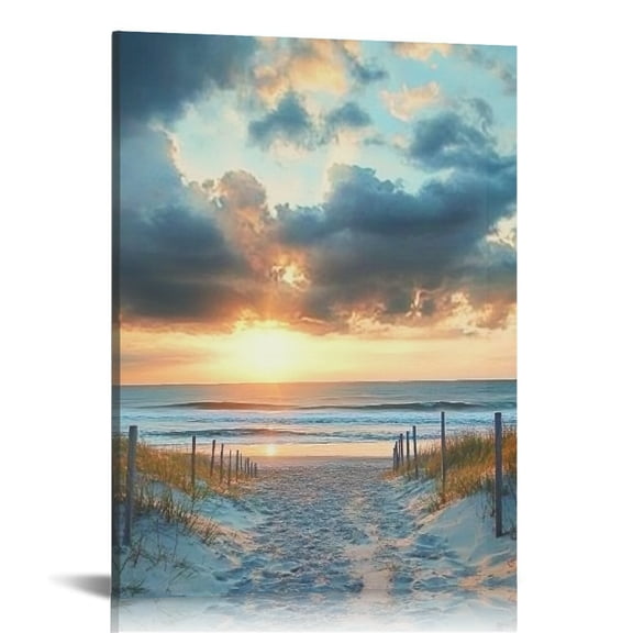 Creowell Sunset Clouds Art Modern Canvas Prints Wall Art Decor 16x20in