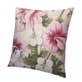 thumbnail image 1 of Creowell Vintage Pink White Geranium Flower Pillows Cover Sweet Home Floral Bloom Spring Summer Lumbar Pillow Case Cushion Zipper Pillowcase Decorative Pillows for Couch Bedroom Decor Decoration, 1 of 5