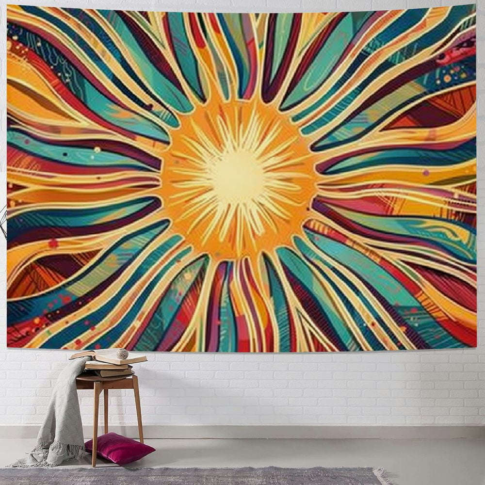 Seventies – Retro Pop Art Painting by Lenon B – LENON B, image size:1000x1000