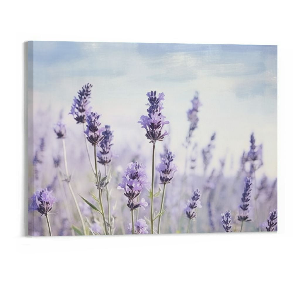 Creowell Wall Art For Bedroom Purple Lavender Wall Decor Flowers Pictures  Prints Framed Canvas Wall Art for Living Room Girls Room Studio Office  Ready To Hang (Purple-Lavender, 20x16 inch) - Walmart.com, image size:1000x1000