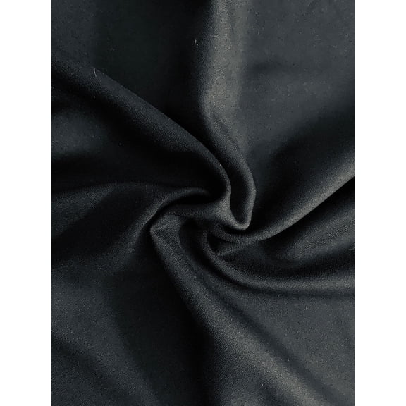 Burlap Fabric Crepe Back Satin Black - 58 Inch Wide 100 Polyester Sold by the Yard