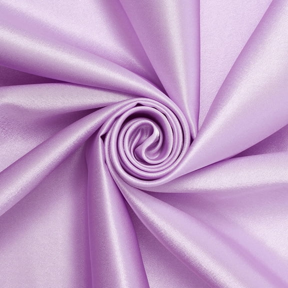 Crepe Back Satin Bridal Fabric Drapery Soft 60" Inches By the Yard (Lavender)