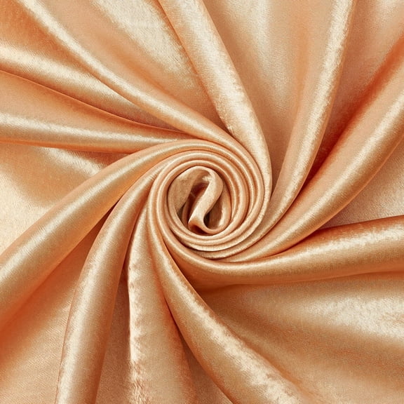 Crepe Back Satin Bridal Fabric Drapery Soft 60" Inches By the Yard (Mist Gold)
