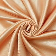 Crepe Back Satin Bridal Fabric Drapery Soft 60" Inches By the Yard Mist Gold