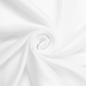 Crepe Back Satin Bridal 58/60 Inch Silky Polyester Fabric By The Yard For Sewing Apparel, Accessories, Décor & More - White (1 Yard)