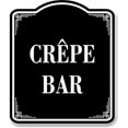thumbnail image 1 of Crepe Bar BLACK Aluminum Composite Sign, 1 of 4