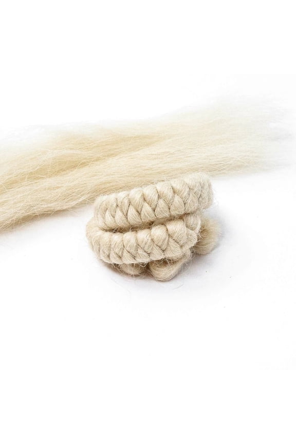 Crepe Hair Blond Mehron Braid Beard Moustache Sideburns Costume Accessory