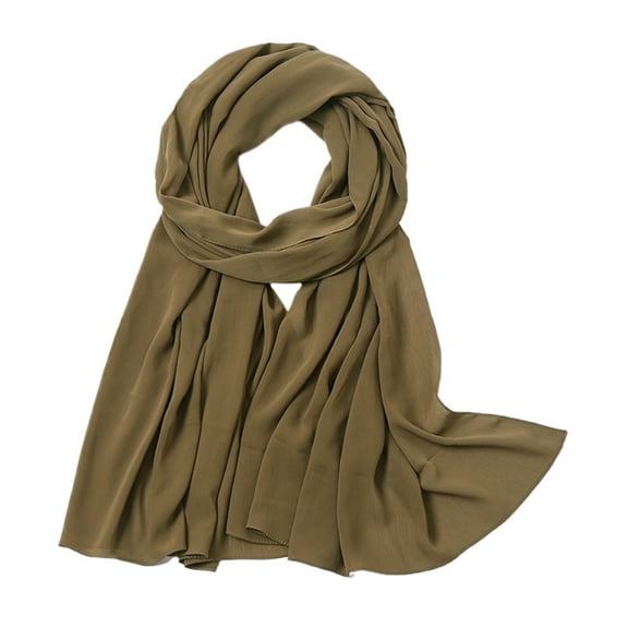 Crepe Hijabs Crinkle Chiffon Scarf Women Headscarf Fashion Long Shawls Headband 180*70cm