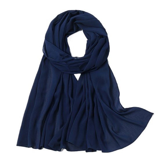 Crepe Hijabs Crinkle Chiffon Scarf Women Headscarf Fashion Long Shawls Headband 180*70cm