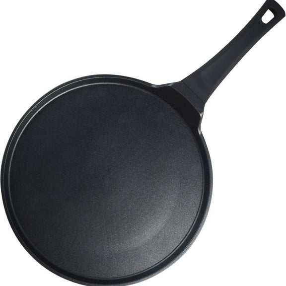 Crepe Pan Nonstick Dosa Pan, Tawa Pan for Roti Indian, Non-Stick Pancake Griddle Compatible with Induction CooktopGriddle for Stove Top - 12.5 IN