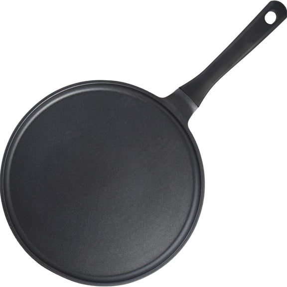 Crepe Pan - Nonstick Dosa Pan for Roti, Indian, Pancake Griddle - Induction Compatible, Tortilla Comal - 11IN