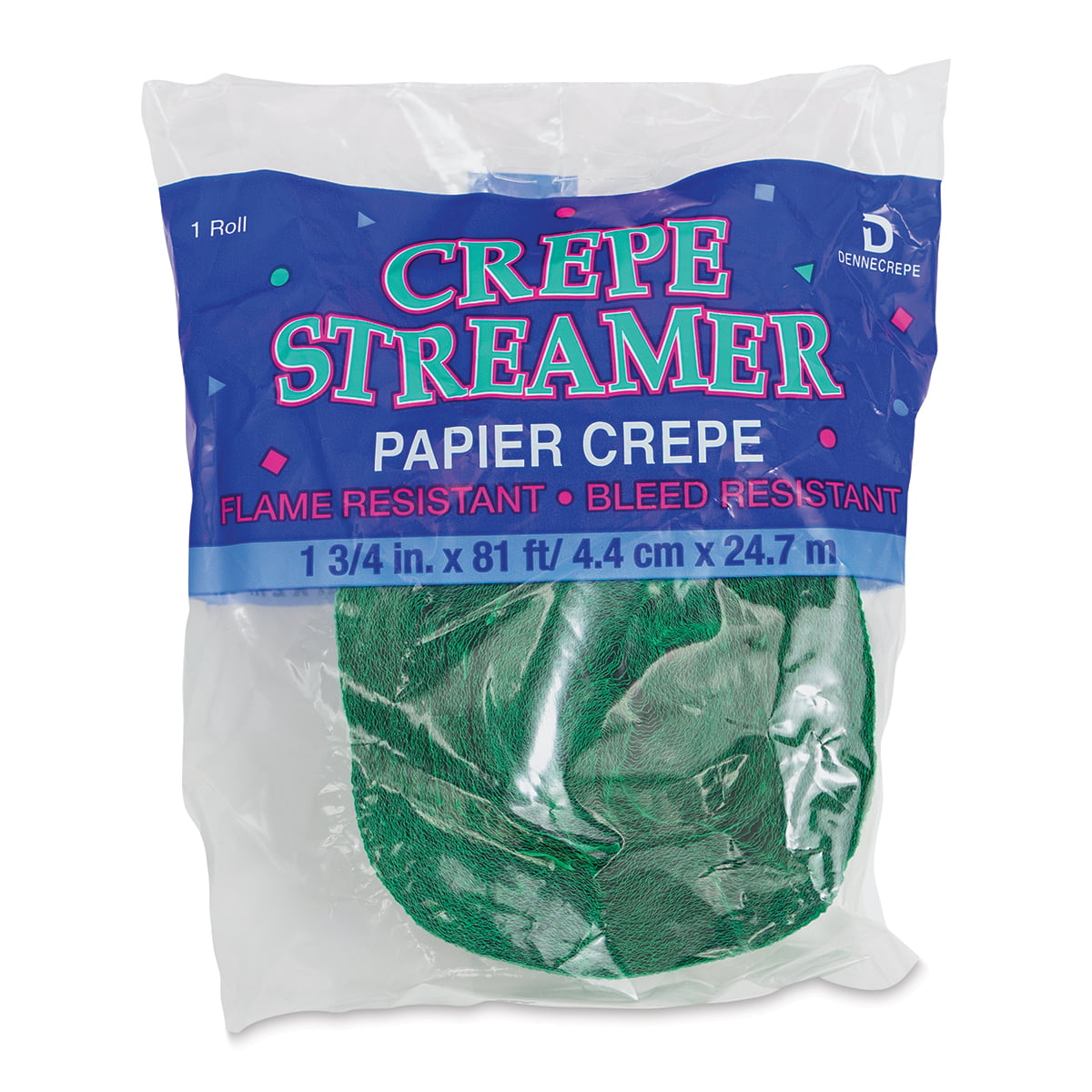 81' Hunter Green Crepe Streamer