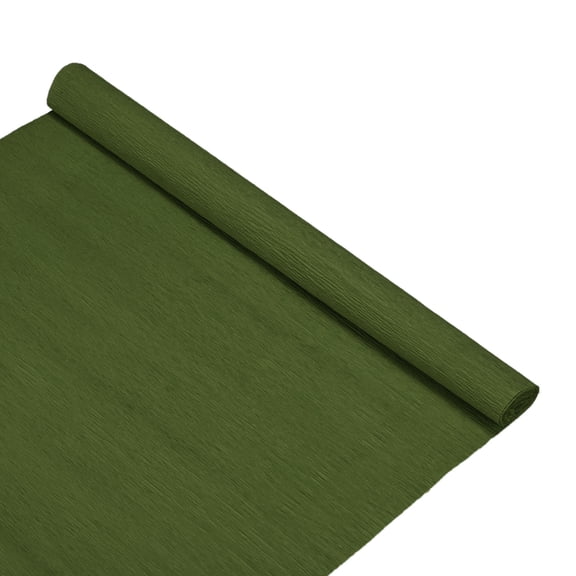Crepe Paper, 8.2ft x 20 Inch /250 x 50cm Soft Wide Crepe Paper Streamer Sheet, Decorative Craft Streamer [Green]